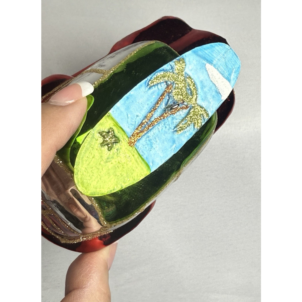Mercury Glass? Station Wagon Automobile Car Christmas Ornament Surfboard Holiday - Picture 9 of 12